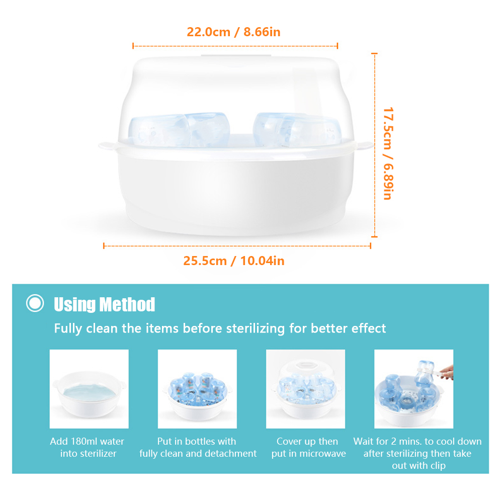 Microwave Bottle Sterilizer St - Baby Food Warmer review and price