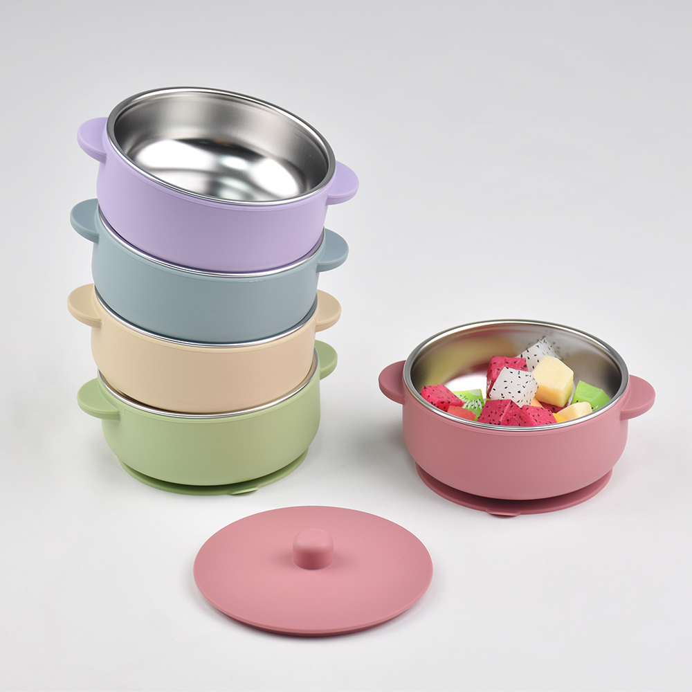 300ml Baby Training Bowl with  - Baby Food Jars With Lids review and price