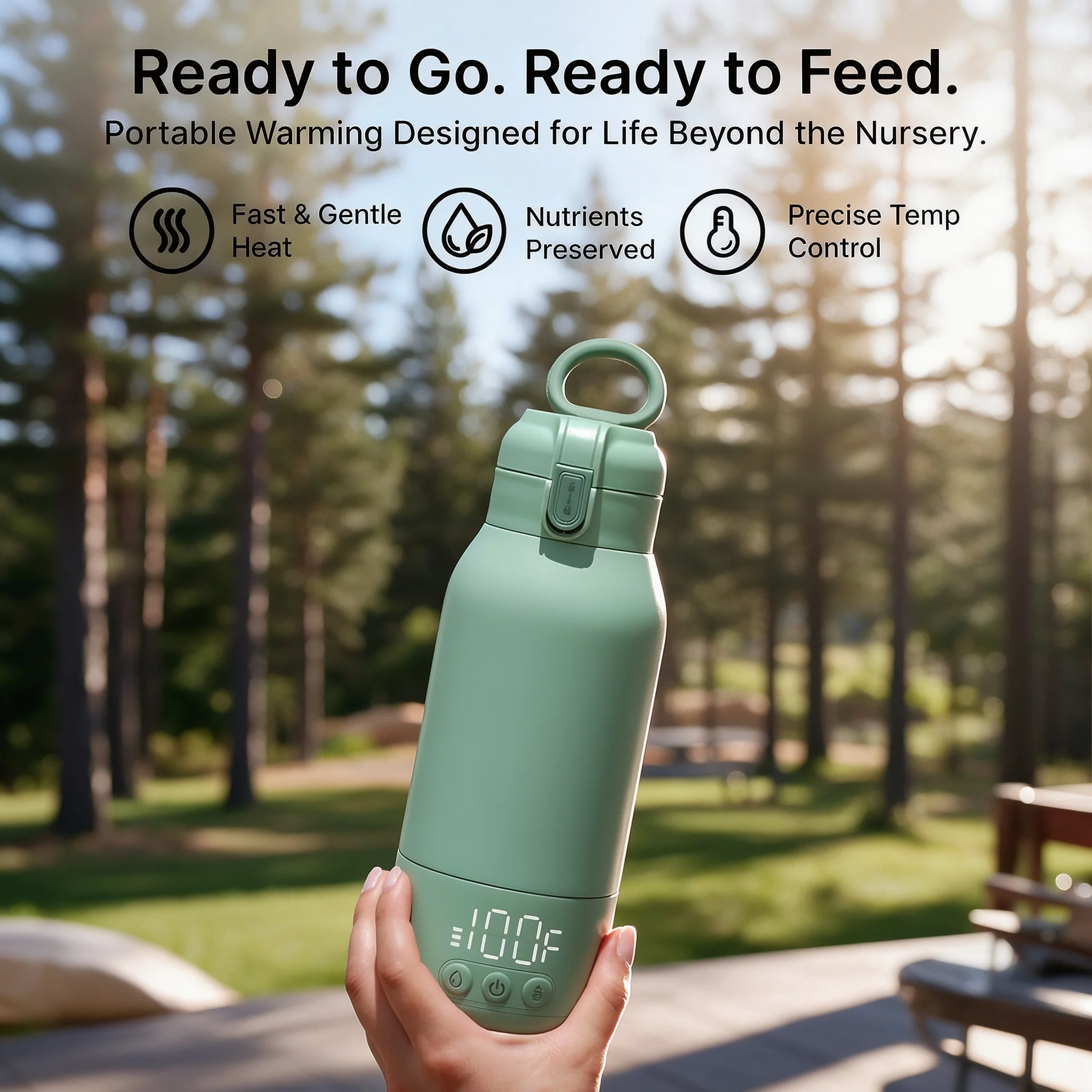 Portable Bottle Warmer for Tra - Baby Food Warmer review and price
