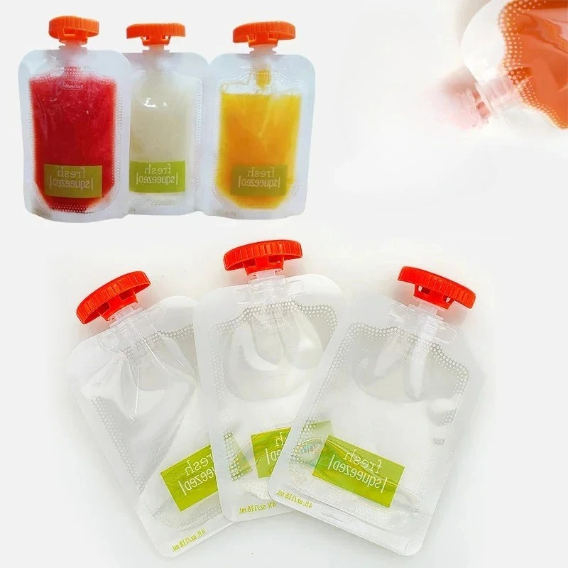 10Pcs Baby Fruit Puree Bags Re - Baby Food Vegetables review and price