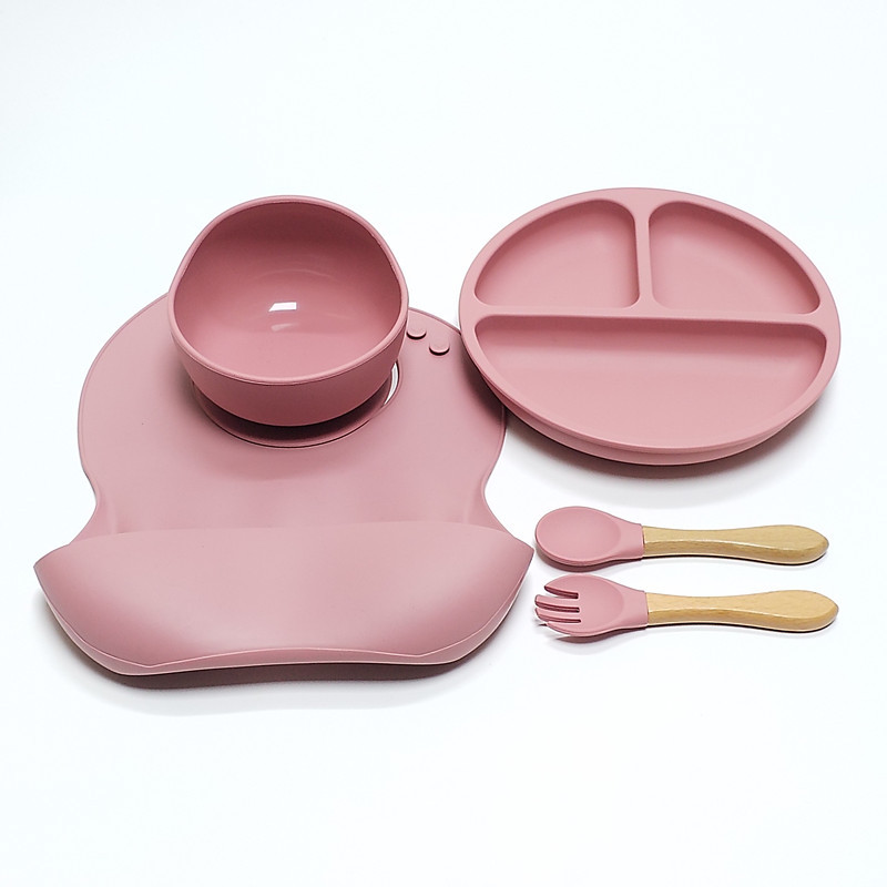 5pcs Children's Silicone Dinne - Baby Food Menu review and price