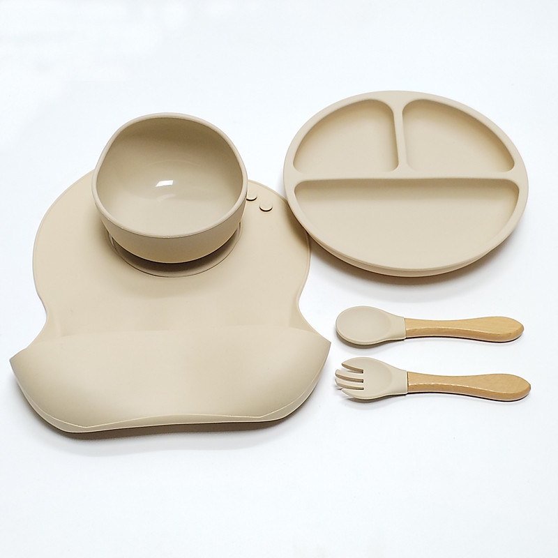 5pcs Children's Silicone Dinne - Baby Food Menu review and price